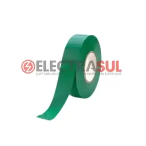 Fita isolante verde 18mm x 10 metros antichamas