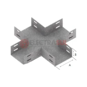 Cruzeta Reta Lisa para Eletrocalha, acessório para eletrocalha