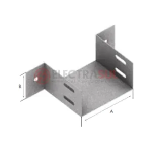 Flange para Ligação em Painel Lisa, acessório para eletrocalha