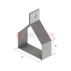 Suporte Horizontal para Eletrocalha, acessório para eletrocalha