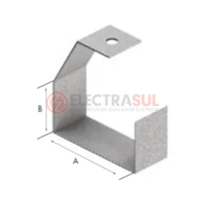 Suporte Simples para Eletrocalha, acessório para eletrocalha