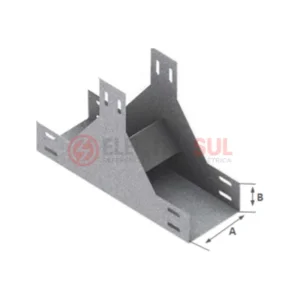 Tê Vertical Subida Liso para Eletrocalha, acessório para eletrocalha