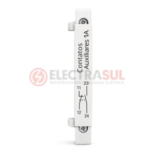 Bloco de Contatos Auxiliares 1NA + 1NF para Contator Modular