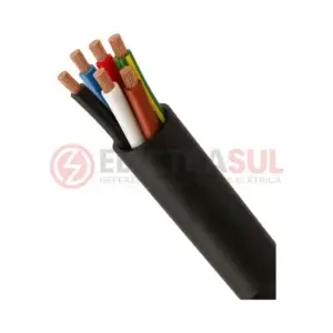 Cabo de Controle com Vias Coloridas sem Blindagem