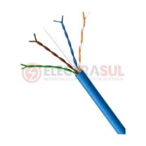 Cabo de Rede CAT5e 24 AWG 4 Pares – U/UTP ou F/UTP