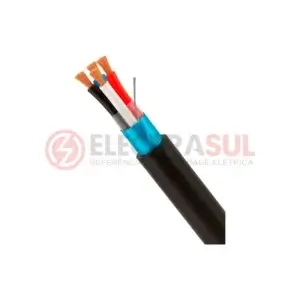 Cabo de Instrumentação Blindado com Fita Aluminizada e Dreno 300 V