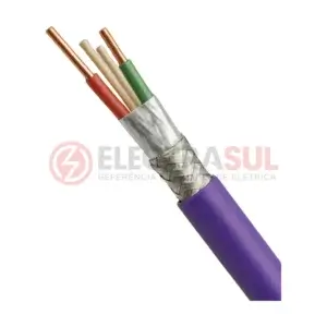 Cabo Profibus DP 150 Ω 2 x 22 AWG com Dupla Blindagem Lilás