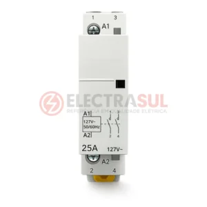 Contator Modular 2 Polos (2NA) 25A 127V