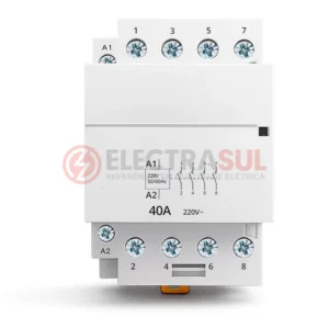 Contator Modular 4 Polos (4NA) 40A 220V